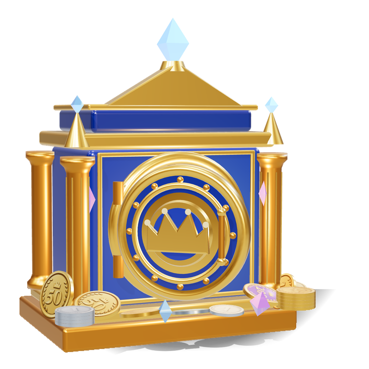 Blue and gold Royal Vault